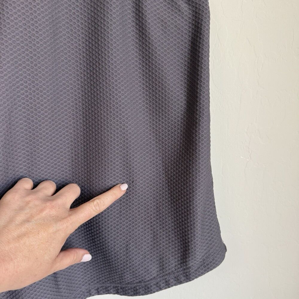 Calia Womens XXL Gray Honeycomb Textured Sleeveless Tank Athletic Gym Athleisure - Picture 4 of 13